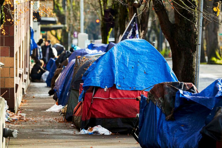 How a small city in Oregon could shape the way major U.S. cities handle homelessness