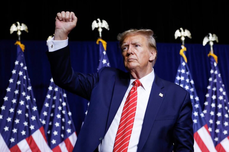 Trump clinches delegate majority for GOP nomination, NBC News projects, setting up Biden rematch