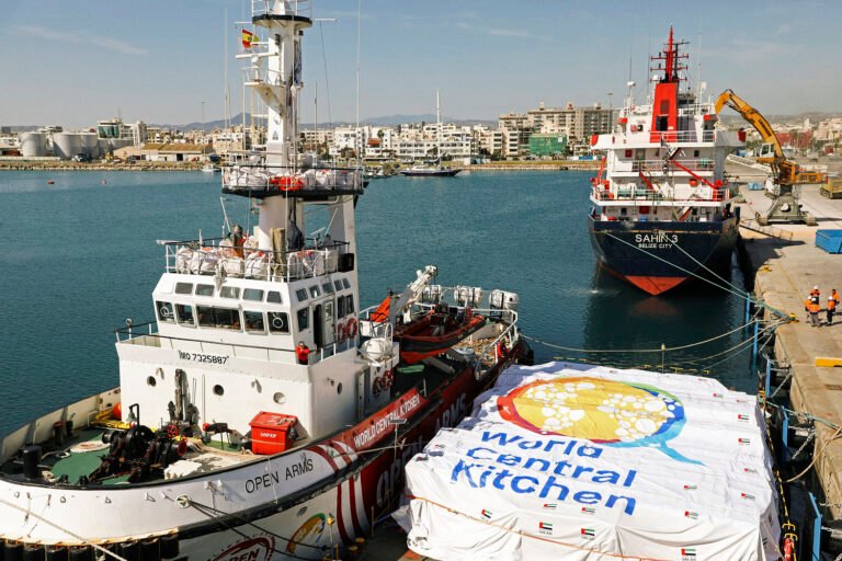 Aid ship to arrive in Gaza as more food and supplies sit on idling trucks in Egypt