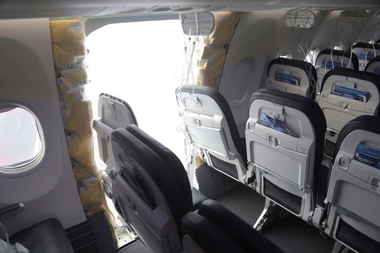 Seat belt saved passenger's life on Alaska Airlines flight that suffered door panel blowout, lawsuit claims