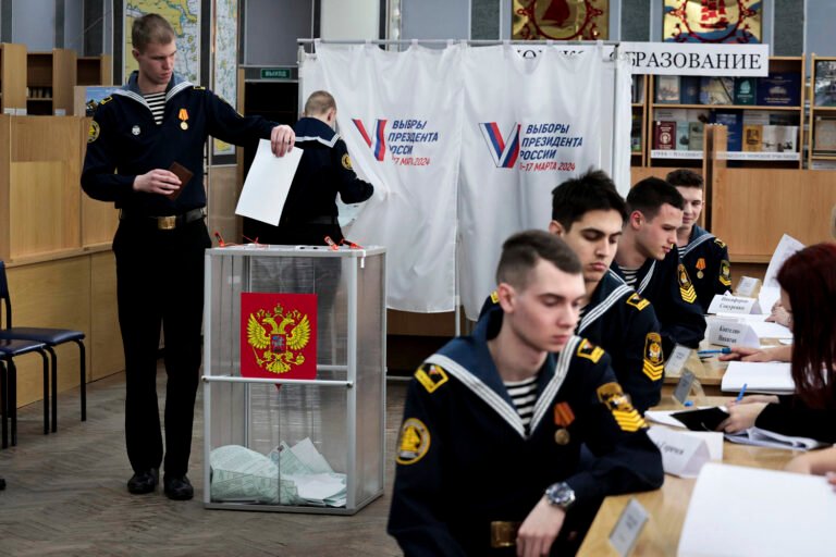 Pouring dye into ballot boxes and street rallies led by Navalny’s widow: How Russians are protesting the election