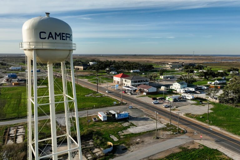 Battered by hurricanes and tired of rebuilding, 90% of population has left this coastal town