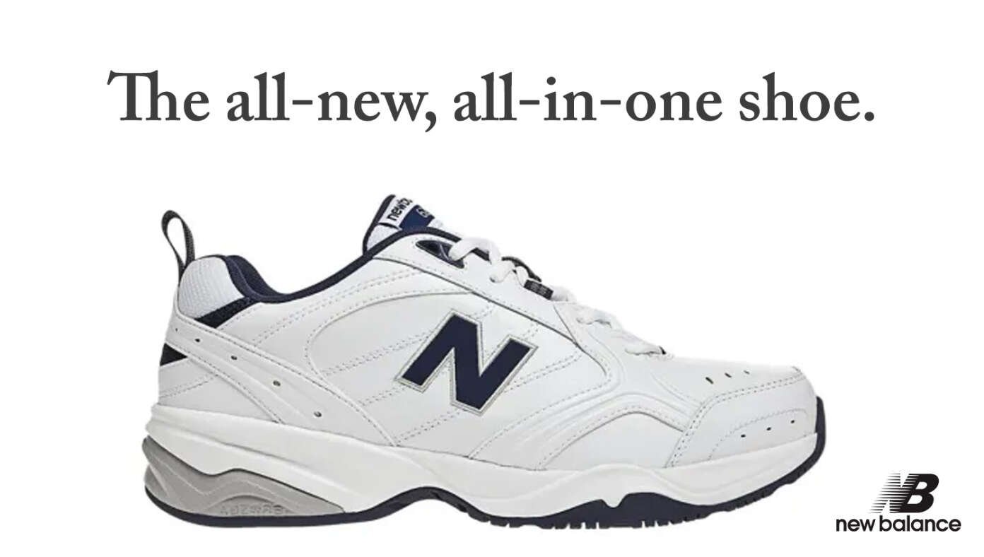 New Balance Releases All-In-One Men’s Running, Church, Lounge, Hiking, Work, Tennis, Bowling, Date Night Shoes