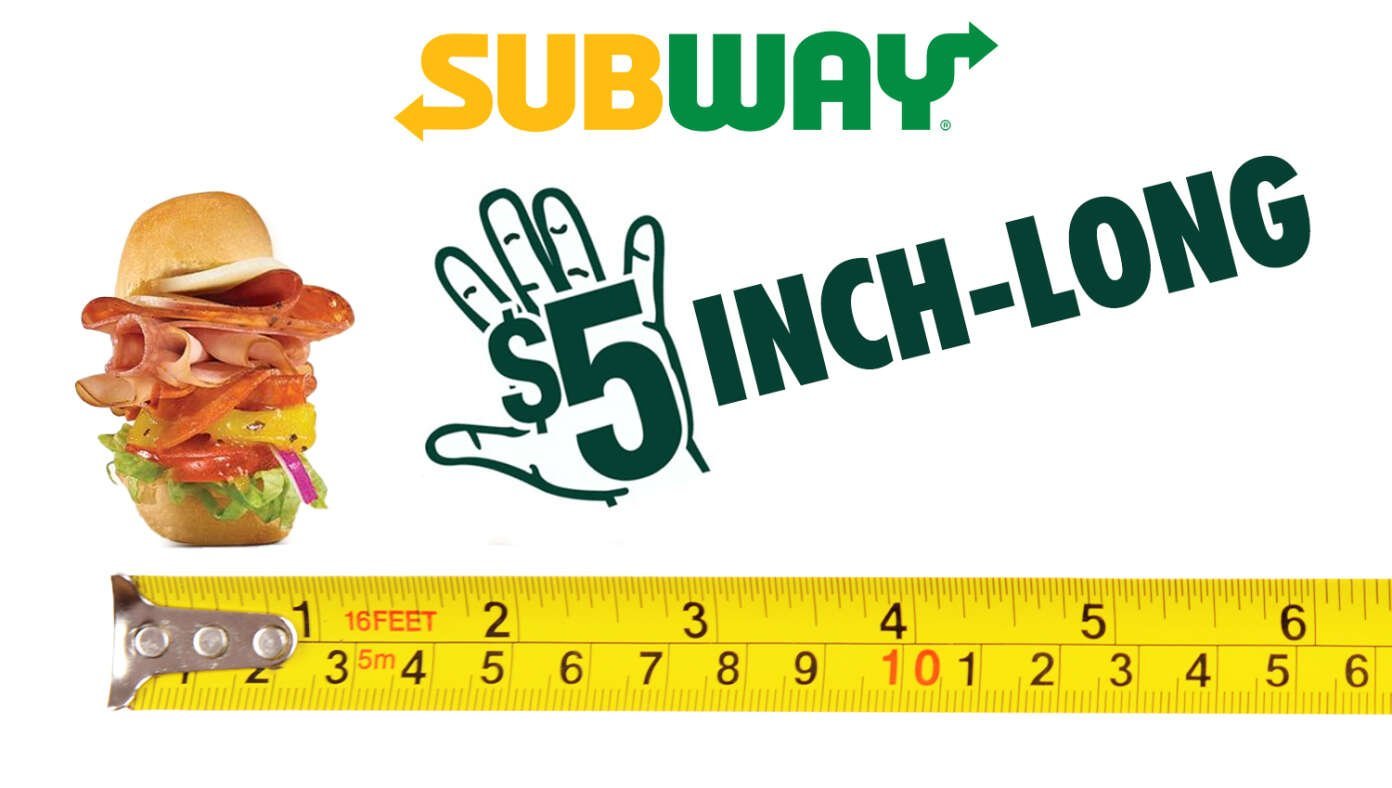 Due To Inflation, Subway Introduces New $5 Inch-Long