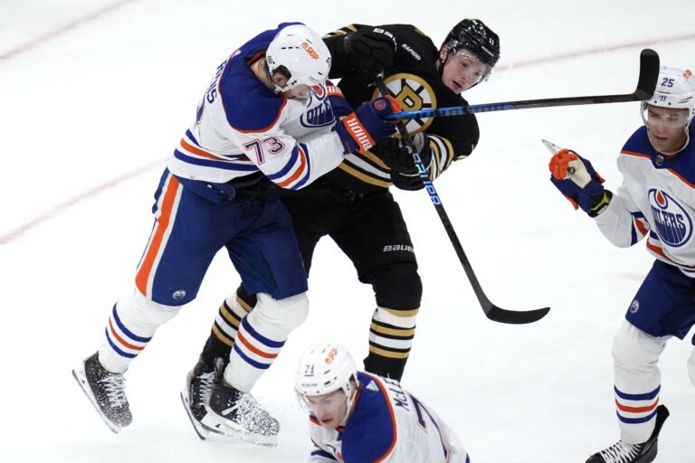 Edmonton Oilers score dramatic win over Boston Bruins