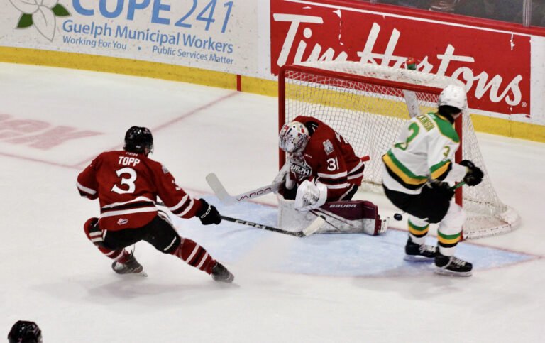 London Knights fall 5-4 in Guelph as Cowan’s point streak continues