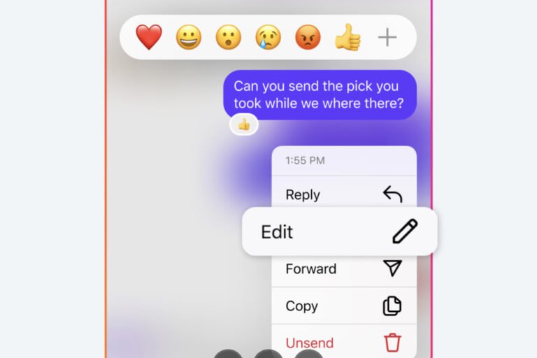Now everyone can edit their Instagram DMs