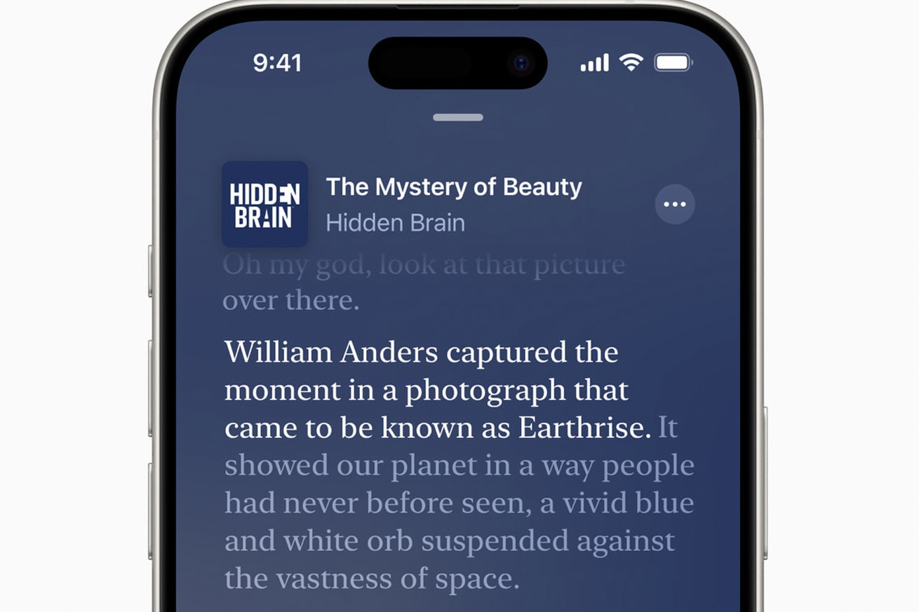 Apple Podcasts now includes transcripts