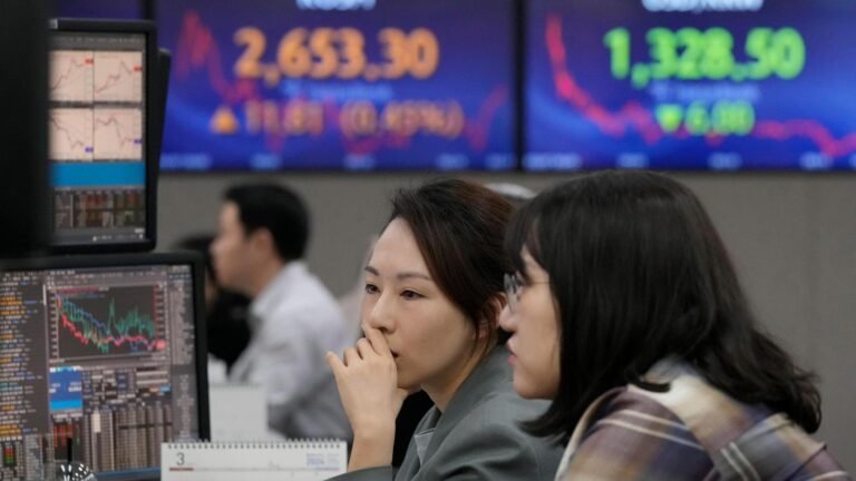 Stock market today: Global shares mostly decline after Wall Street recovers