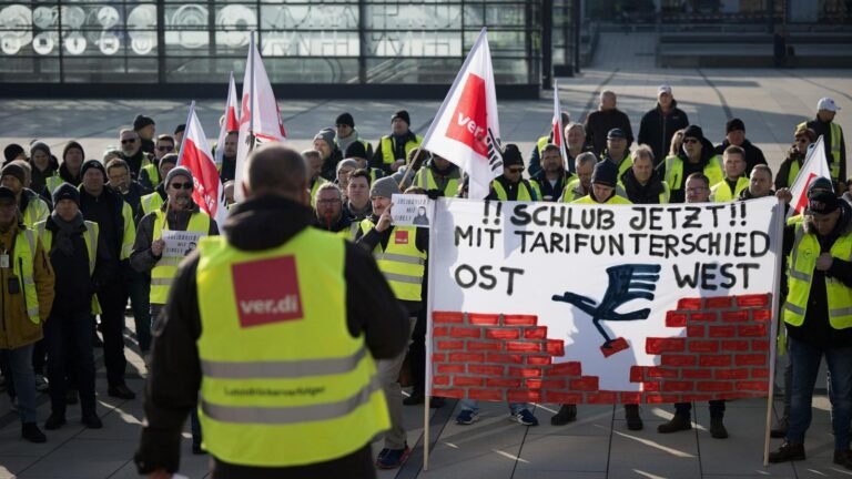 Millions of train, air passengers are affected in Germany as union members go on strike again