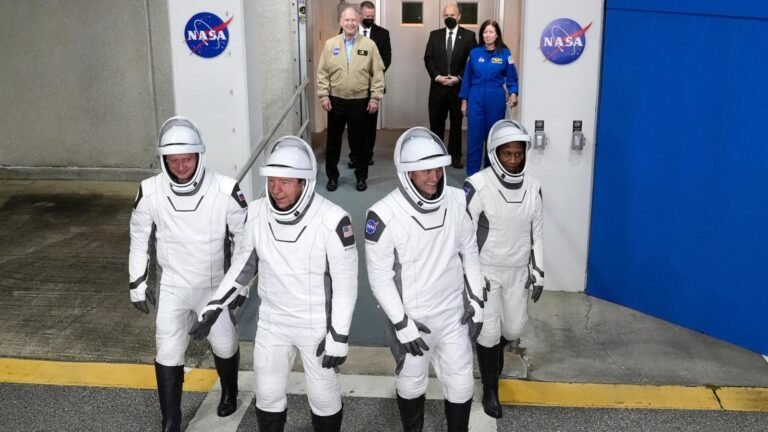 4 new astronauts head to the International Space Station for a 6-month stay