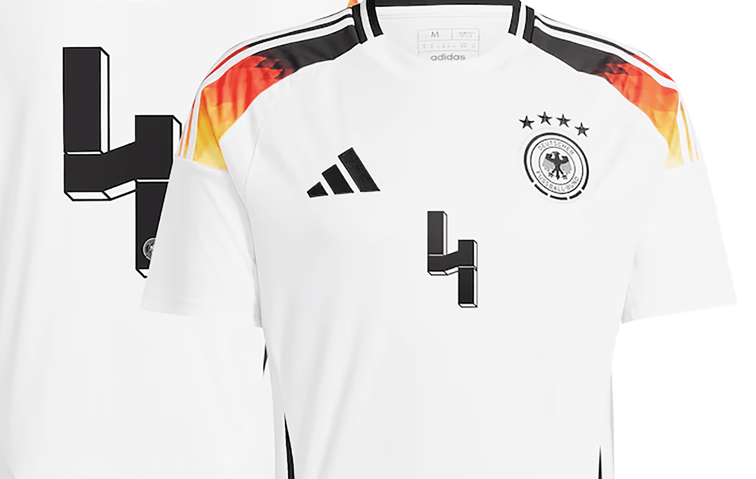 Supporting the team or the SS? German soccer jersey with No. 44 pulled over Nazi symbolism