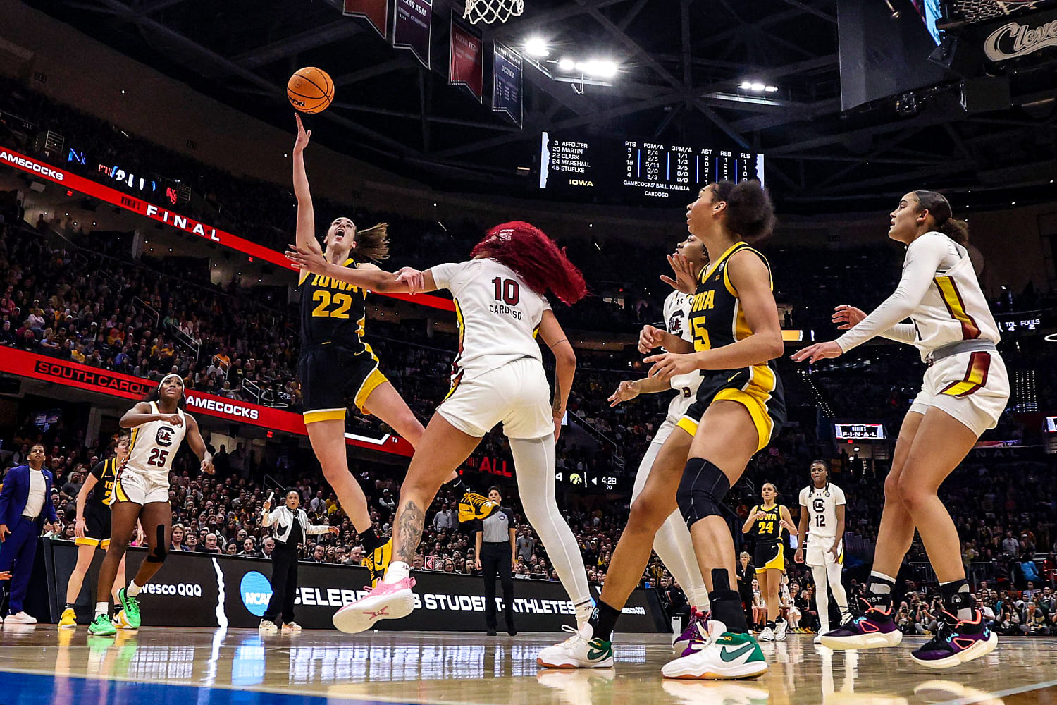 Women outshine men in NCAA final TV viewership