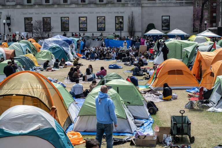 Columbia University says it has banned protester who said 'Zionists don't deserve to live'