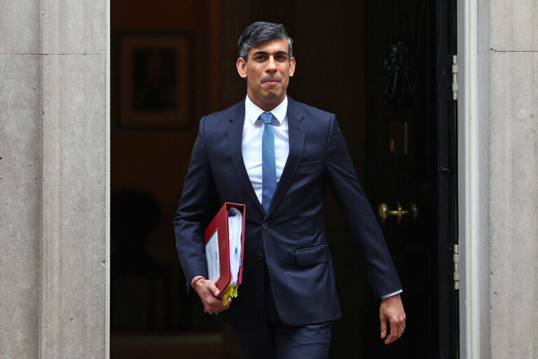 British PM Rishi Sunak calls election, with his Conservatives at risk of a heavy defeat