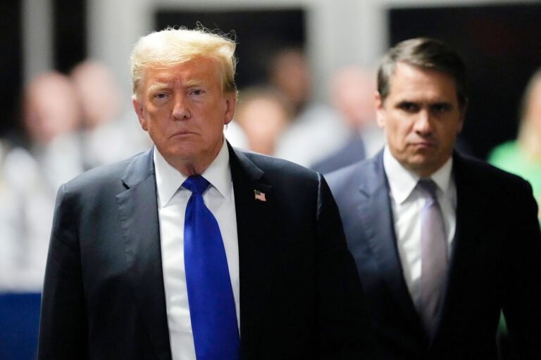 Guilty but unashamed, Trump says he will see Biden in November