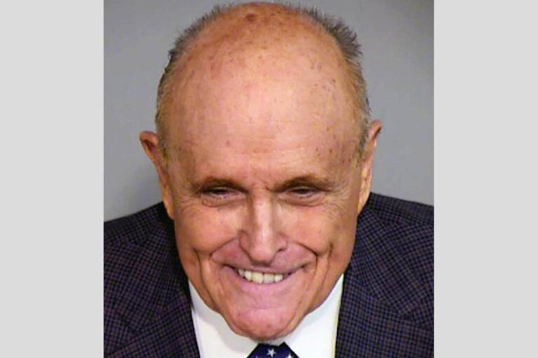 Rudy Giuliani’s mug shot released in Arizona 'fake electors' case