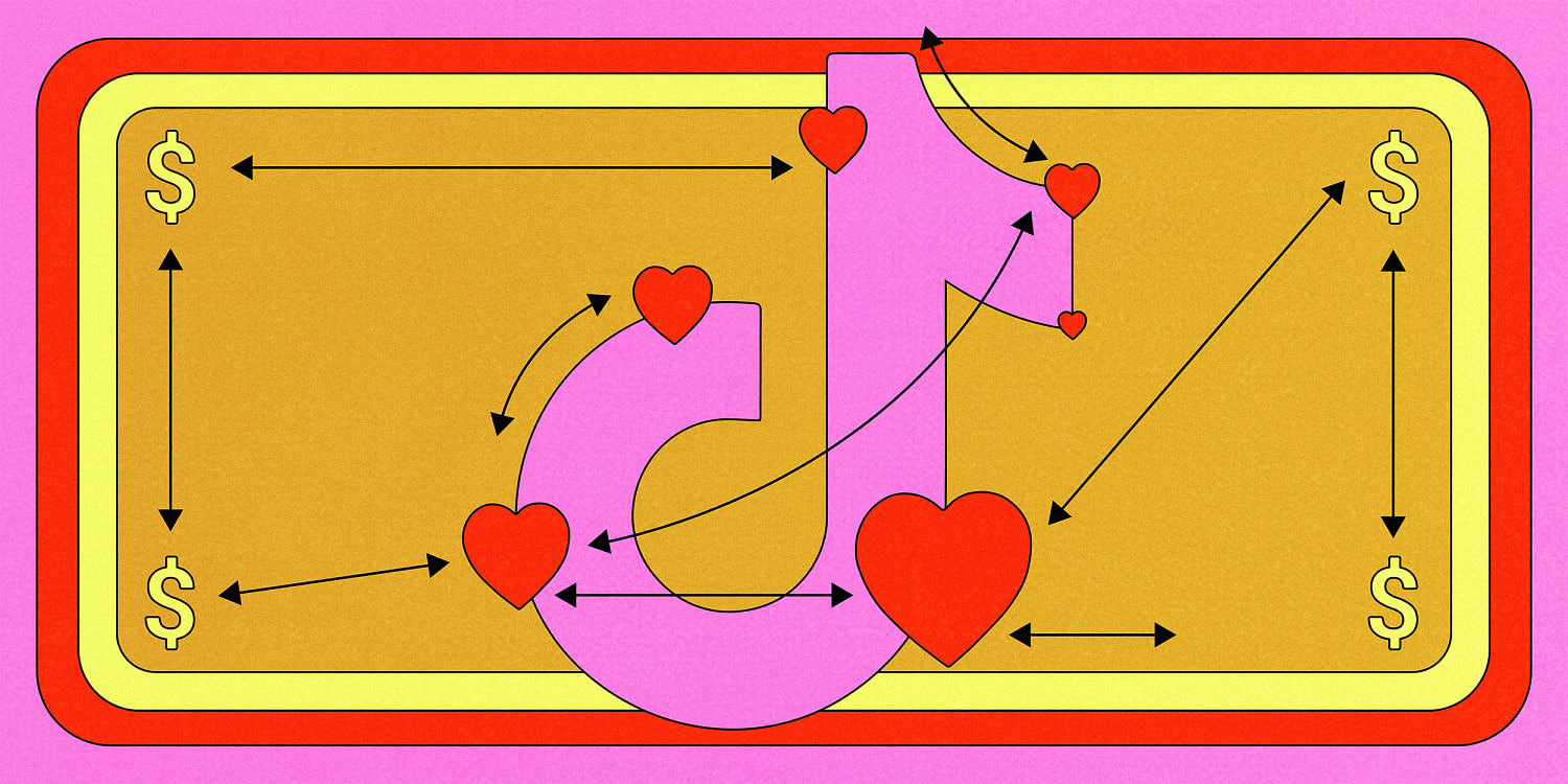 A TikTok love triangle has fans captivated