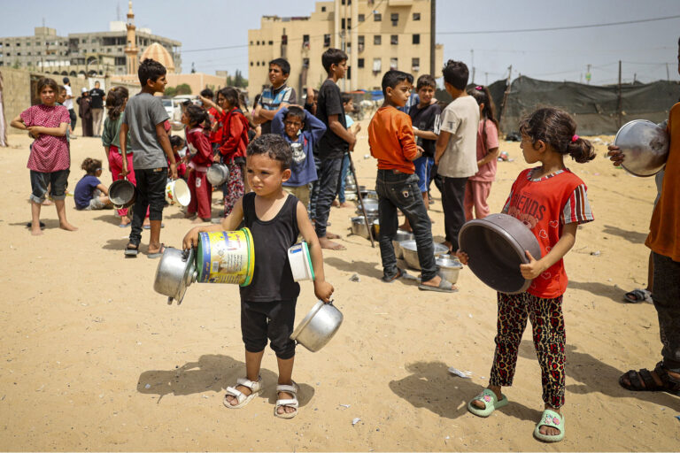 Palestinian children battle a deadly  foe in Gaza — starvation