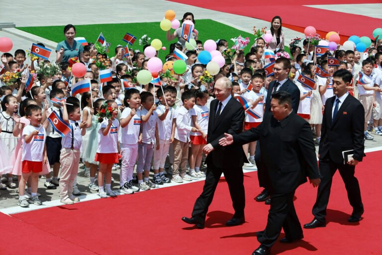 Kim Jong Un and Putin sign mutual defense pact at North Korea summit