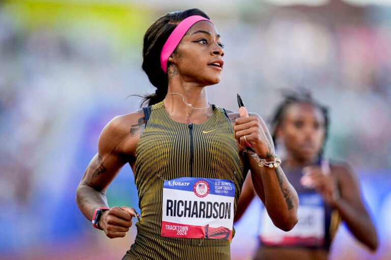 Sha’Carri Richardson is headed to Paris after winning the women’s 100-meter at Olympic trials