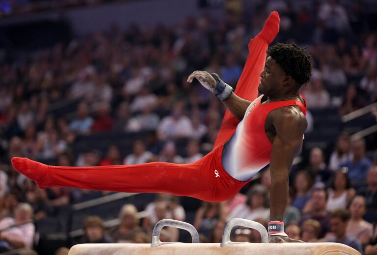 U.S. Olympic gymnastics trials: Frederick Richard leads men's competition after Day 1