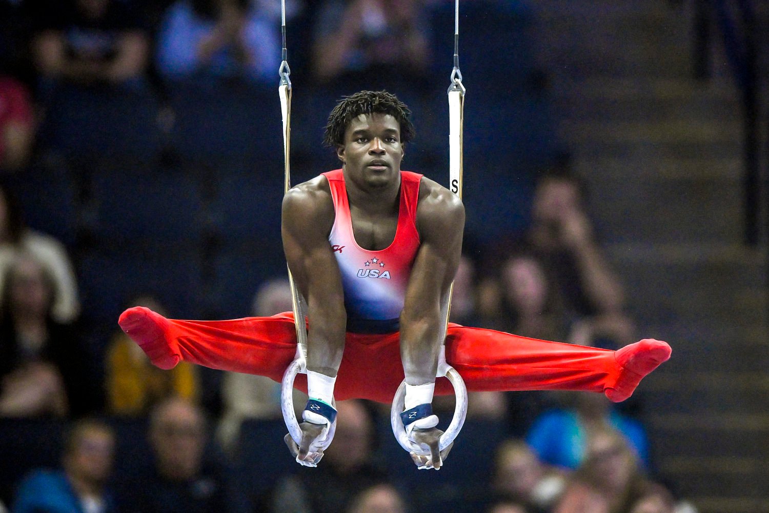 Frederick Richard, Brody Malone and others compete for spots in Paris at the Olympic Gymnastics Trials