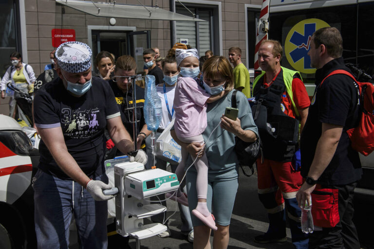 U.S. condemns Russian 'aggression' after Ukraine's largest children's hospital hit and partly destroyed