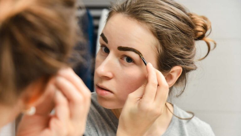 Woman Worried Her Eyebrows Aren’t Stupid Enough