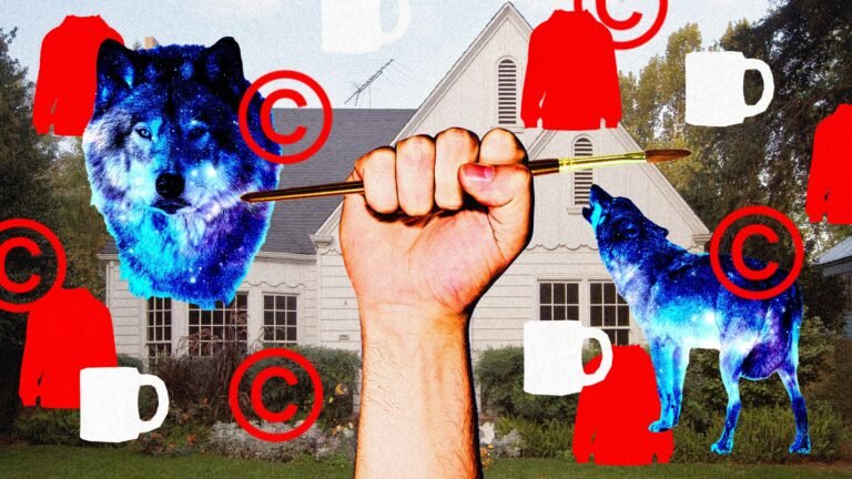 His Galaxy Wolf Art Kept Getting Ripped Off. So He Sued—and Bought a Home