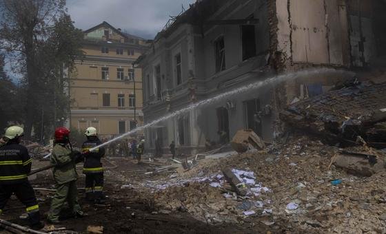 UN rights chief calls for end to war on Ukraine following latest airstrikes