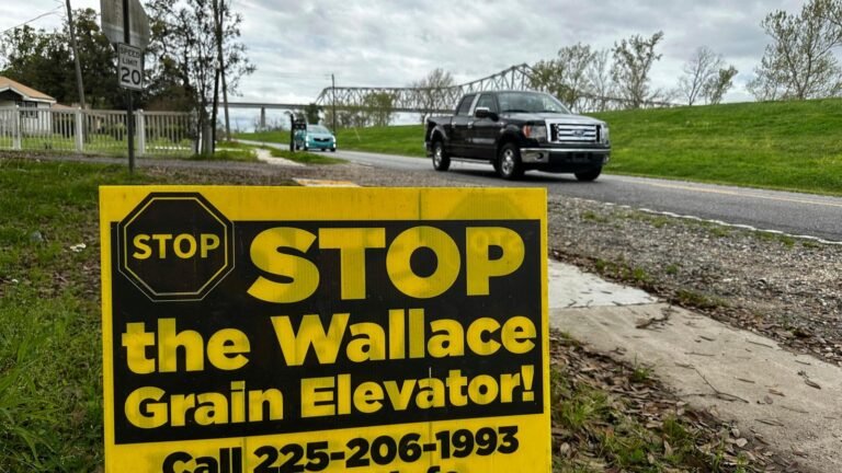 Historically Black town in Louisiana's Cancer Alley is divided over a planned grain terminal