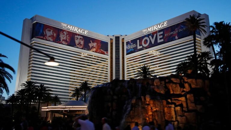 The last cards have been dealt as the iconic Mirage closes its doors on the Las Vegas Strip