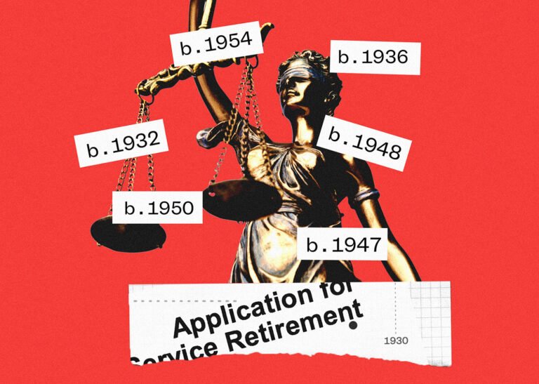 The federal courts are full of judges who could retire but won’t. Little can be done about it.