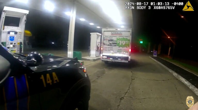 Bodycam video shows moment Ohio officer fatally shoots man in U-Haul believed stolen