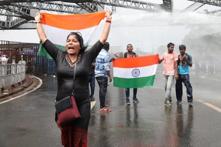 Indian police fire tear gas at hundreds protesting over Kolkata doctor’s rape and murder