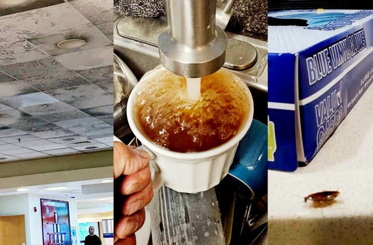 Photos from U.S. military bases show mold, mice, roaches and brown water in living quarters