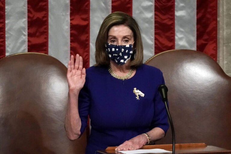 New video shows Nancy Pelosi calling Trump a 'domestic enemy' shortly after Jan. 6 attack