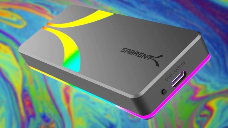 Save 40% Off This Tricked Out Sabrent USB SATA/NVMe Solid State Drive (SSD) Enclosure