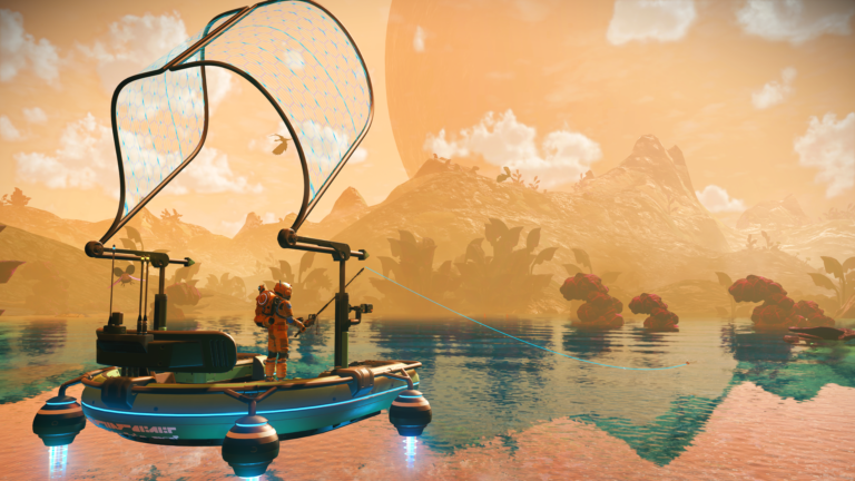 No Man’s Sky Fan Art Inspired Latest Update That Finally Adds Fishing to the Game