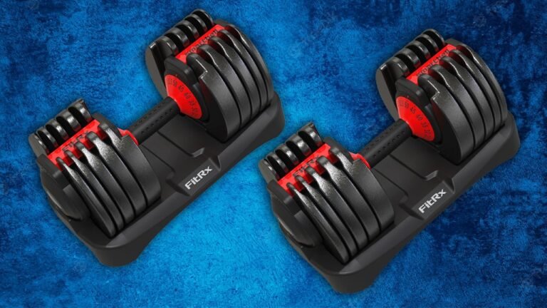 Why Pay $400 for Bowflex When You Can Get These FitRX Adjustable Dumbbells for $138