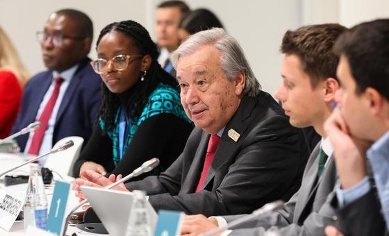 COP29: ‘You have every right to be angry’ Guterres tells youth advocates frustrated over lack of climate action